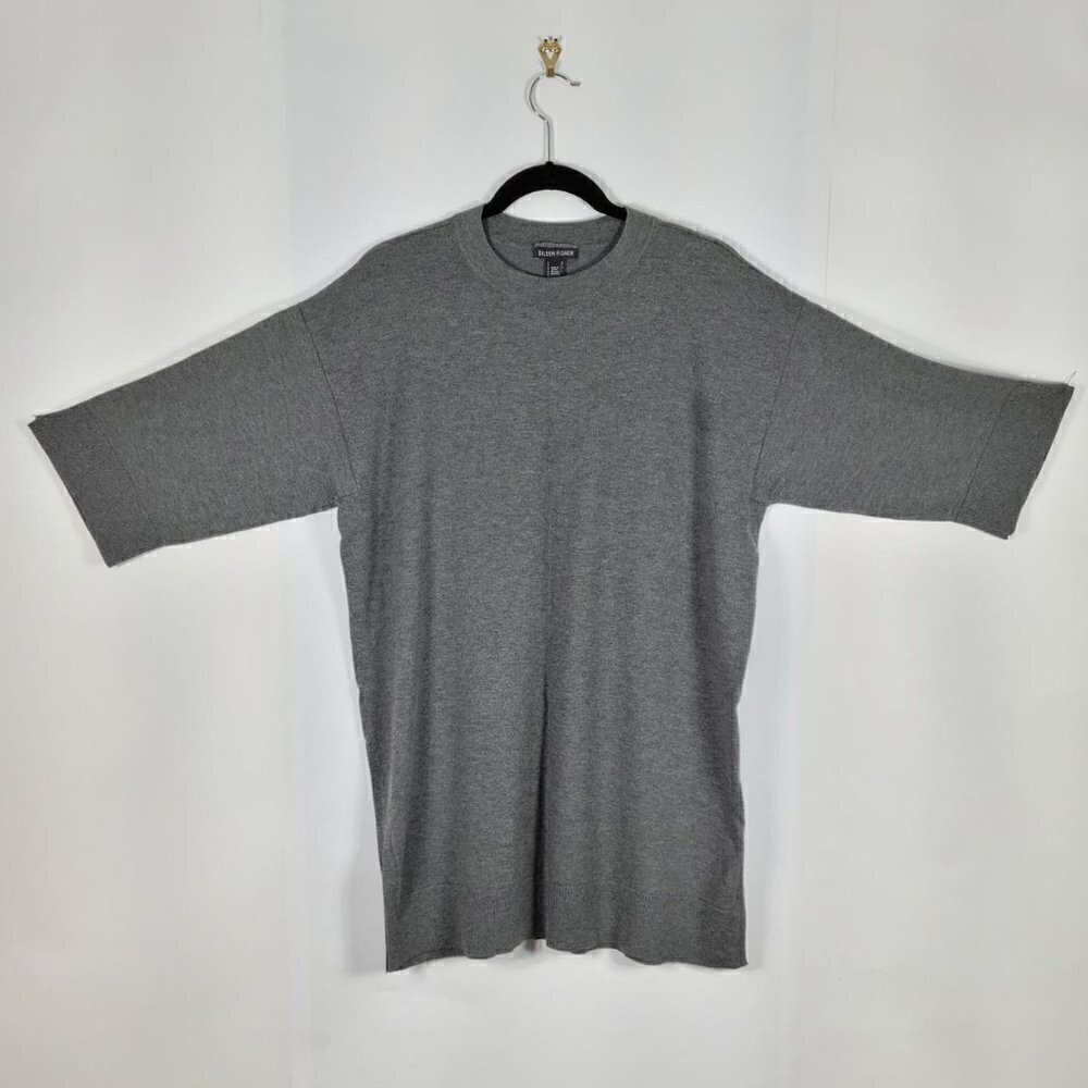 Eileen Fisher Gray Tunic #49 Size S/P